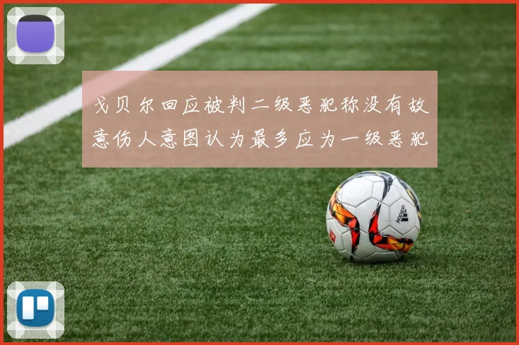 戈贝尔回应被判二级恶犯称没有故意伤人意图认为最多应为一级恶犯