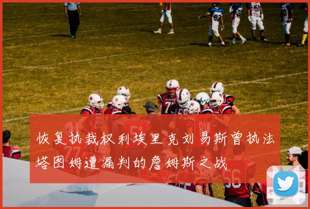恢复执裁权利埃里克刘易斯曾执法塔图姆遭漏判的詹姆斯之战